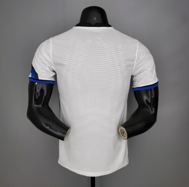 Inter Milan 21-22 Away White Snake Soccer Jersey Football Shirt (Player Version) - Click Image to Close